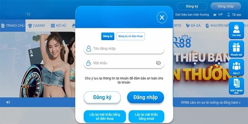 Hướng dẫn đăng nhập nhanh chóng 